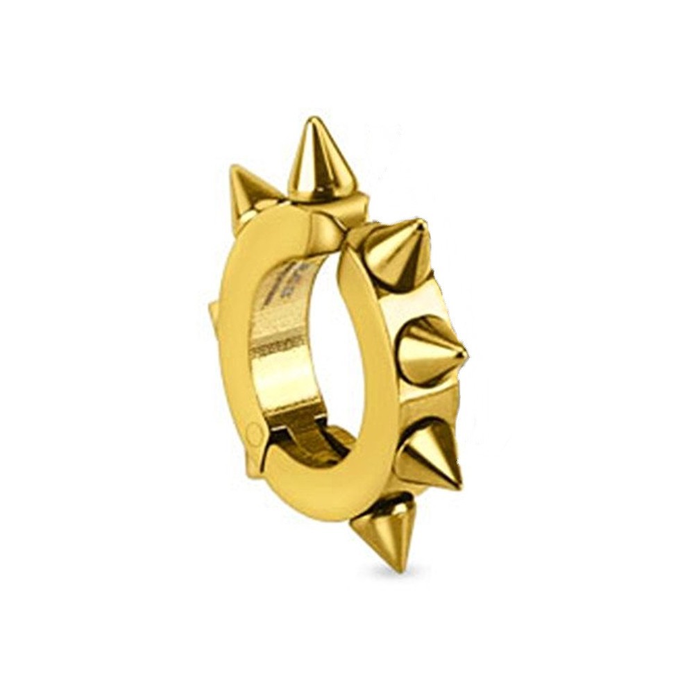 Paire de boucles d'oreille clip Oval - Gold