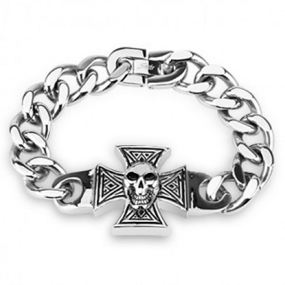 Bracelet Croix celtique avec en acier 316L