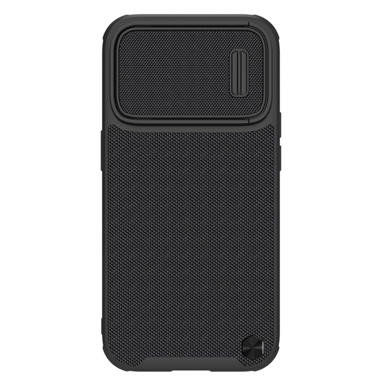 Nillkin Textured S Coque pour iPhone 14 Pro coque blindée avec cache appareil photo, noir