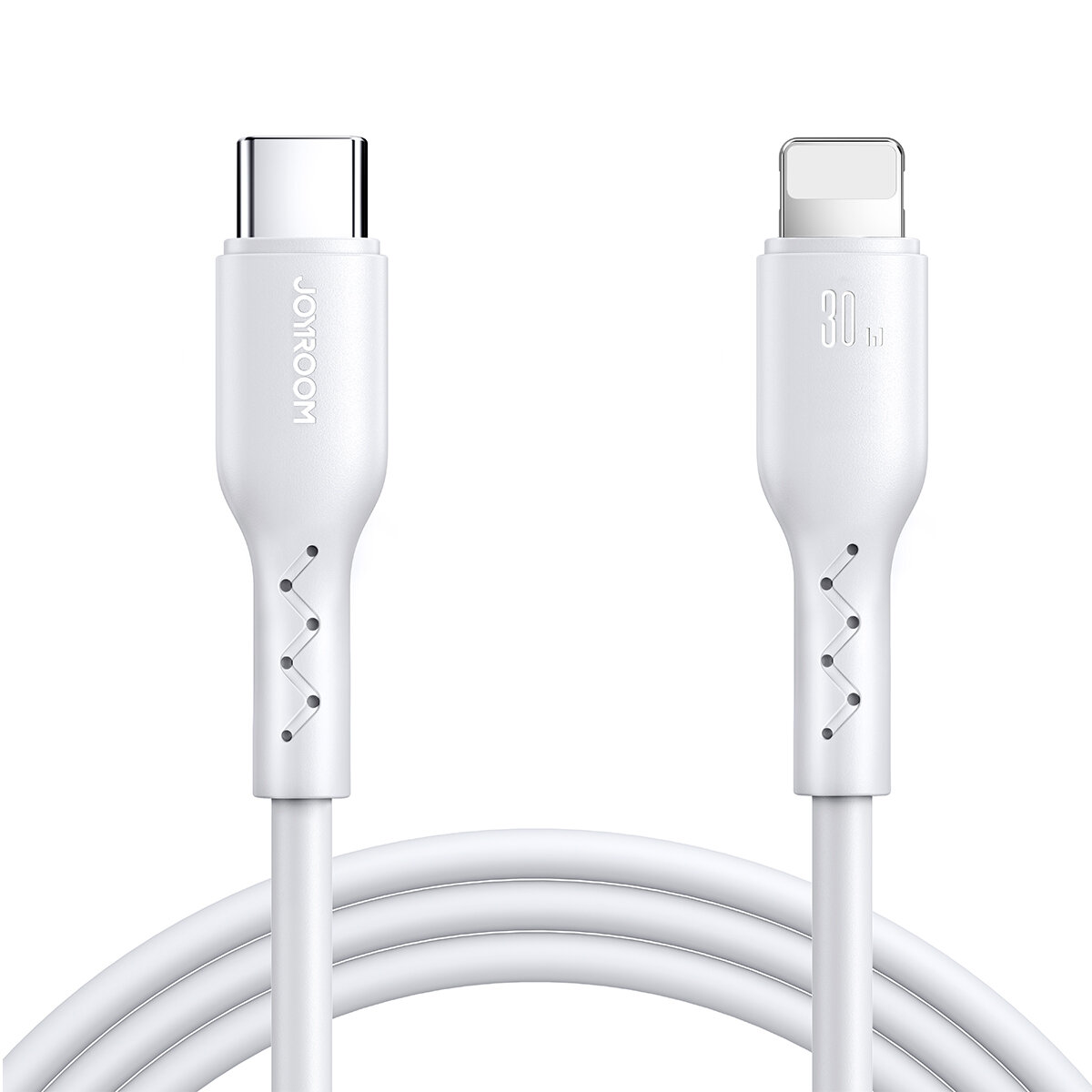 Joyroom Flash-Charge Series Câble USB-C / Lightning 30W 2m - blanc