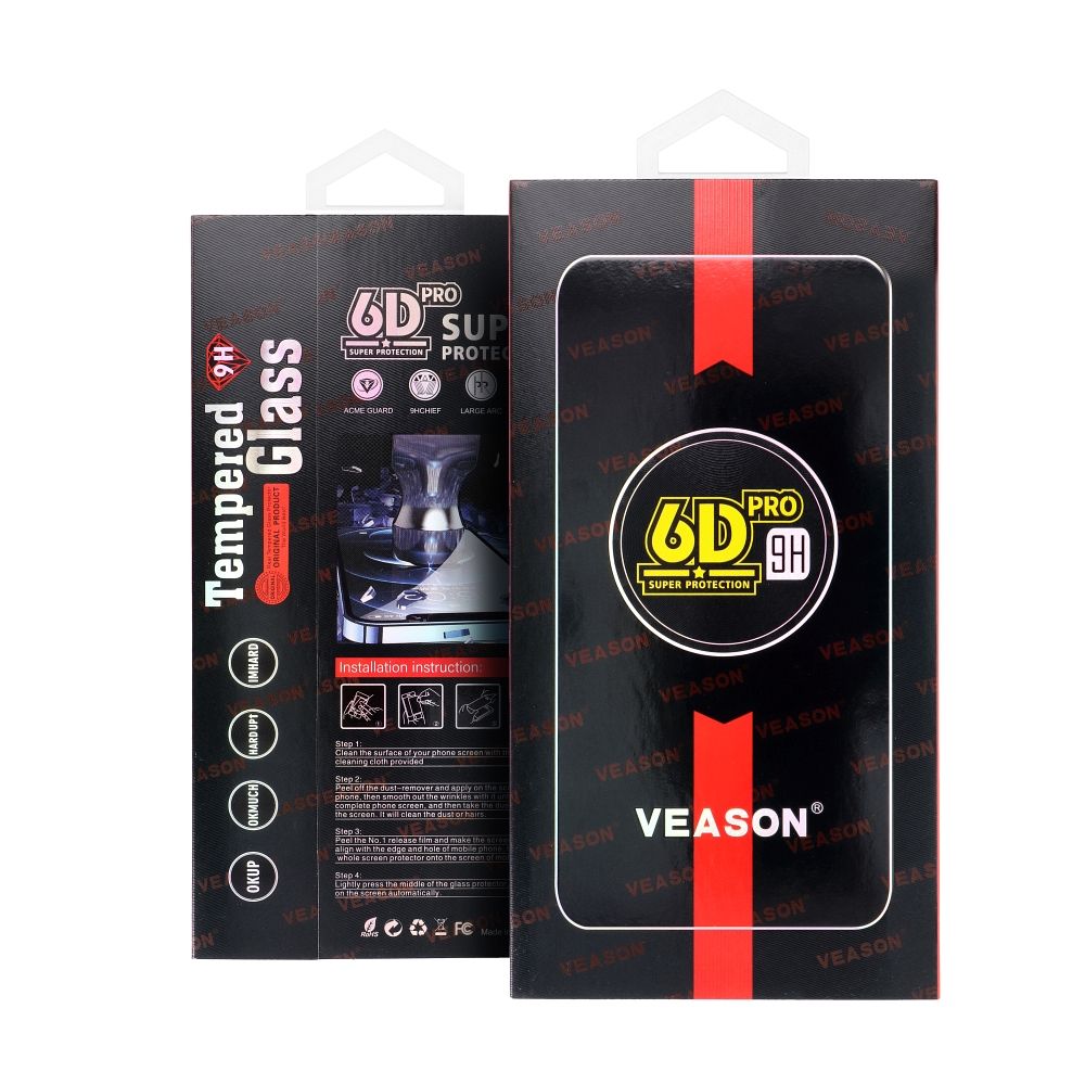 Verre Veason 6D Pro pour Xiaomi Redmi 10A / 9A / 9C Noir