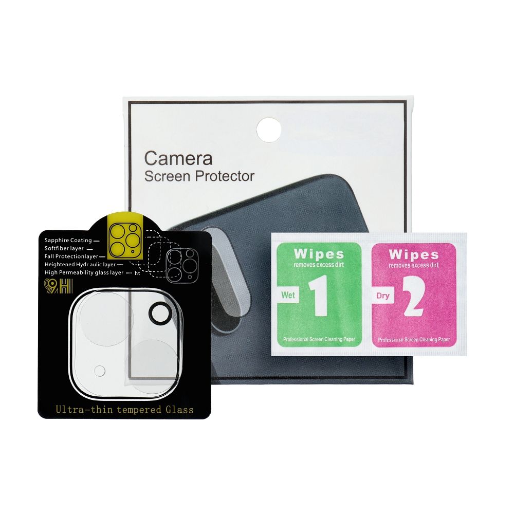 Verre trempé pour Caméra Full Glue 5D pour iPhone 13 / 13 Mini Transparent