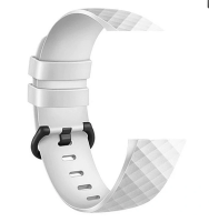 Bracelet de montre Devia Deluxe Sport Fitbit Charge 3/4  taille l Blanc