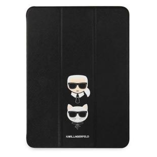 Karl Lagerfeld CK Étui pour iPad 11 Pro 2021 noir/noir Saffiano Karl &Choupette