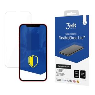 3mk Protection Verre trempé hybride dureté 6H Lite pour iPhone 13 Pro Max - Transparent