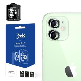 3mk Protection Verre trempé Lens protection tection d'objectif de caméra avec cadre de montage 1 pc. pour iPhone 11 / iPhone 12 / iPhone 12 mini - Transparent