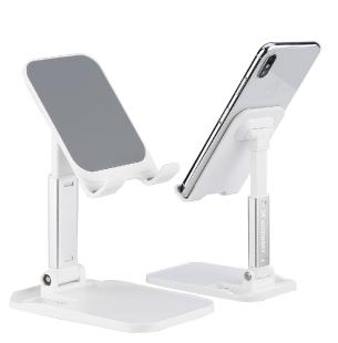 Wozinsky Desk Phone Stand Tablet Stand Pliable Blanc 