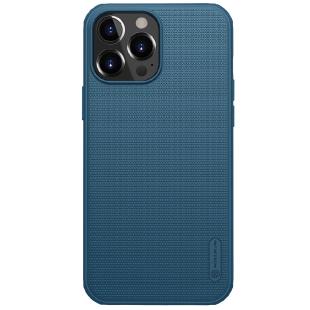 Nillkin Super Frosted Shield coque renforcée, housse pour iPhone 13 Pro, bleu