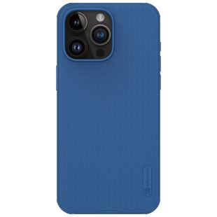 Coque renforcée Nillkin Super Frosted Shield Pro pour iPhone 15 Pro Max - bleu