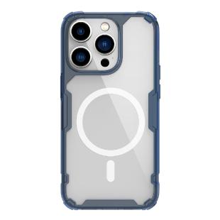 Coque blindée Nillkin Nature Pro avec MagSafe pour iPhone 15 Pro Max - bleu