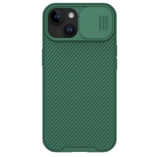 Coque magnétique Nillkin CamShield Pro pour iPhone 15 avec protecteur d'appareil photo - Vert