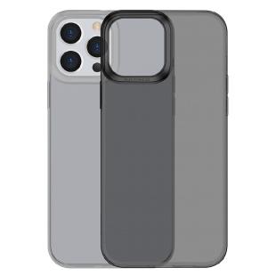 Coque en gel transparent Baseus Simple Series Coque pour iPhone 13 Pro noir (ARAJ000401)