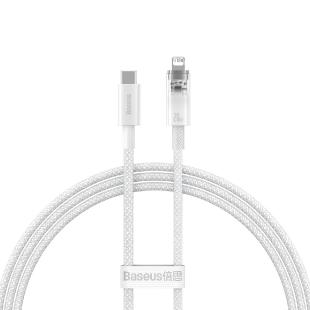 Câble série Baseus Explorer USB-C - Lightning 20W 1 m blanc 