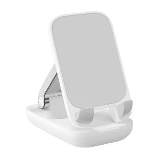 Support de téléphone réglable Baseus Seashell Series - blanc