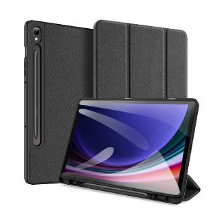 Coque Dux Ducis Domo avec support pour Samsung Galaxy Tablette S9 FE - noire