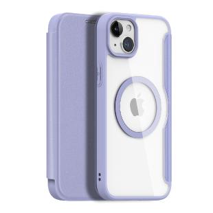 Coque pour iPhone 15 Dux Ducis Skin X Pro Magnetic Flip MagSafe – Violet