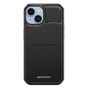 Étui portefeuille 3 en 1 avec support pour iPhone 14 Plus Bloqueur RFID MagSafe Dux Ducis Rafi Mag - Noir