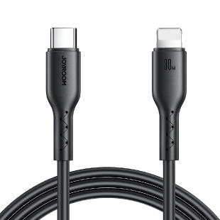 Joyroom Flash-Charge Series Câble USB-C / Lightning 30W 1m - noir