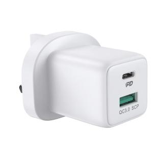 Chargeur de voyage mural Joyroom USB Type C / USB 30W Power Delivery Charge rapide 4,5A blanc 