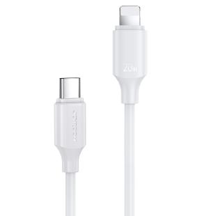 Câble Joyroom USB-C - Lightning 480Mb/s 20W 0.25m blanc 