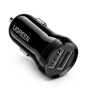 Chargeur de voiture Ugreen 2x USB 24W 4,8 A noir 