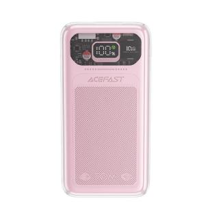 Acefast powerbank 10000mAh Sparkling Series charge rapide 30W rose 