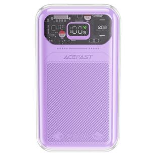 Batterie externe Acefast 20000mAh Sparkling Series charge rapide 30W violet 