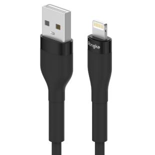 Câble Ringke USB-A - Lightning 480Mb/s 12W 1.2m noir 