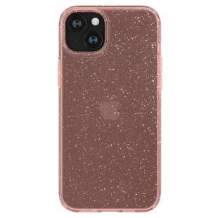 Coque Spigen Liquid Crystal Glitter pour iPhone 15 - Rose