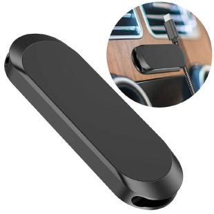 Support magnétique plat pour véhicule pour tableau de bord noir
