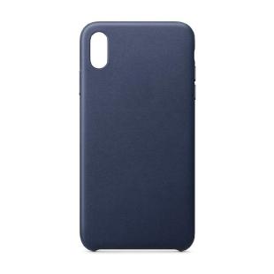 ECO Leather Coque cover pour iPhone 12 Pro Max navy blue