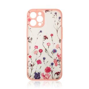 Coque design pour iPhone 12 Pro fleur Rose