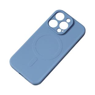 Coque en silicone Magsafe pour iPhone 14 - bleu foncé