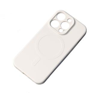 Coque en silicone Magsafe pour iPhone 14 - beige