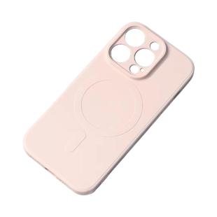 Coque en silicone Magsafe pour iPhone 14 Pro - Rose