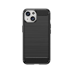 Coque Flexible Carbone avec motif carbone pour iPhone 15 - noir