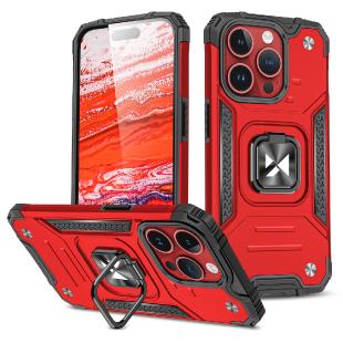 Coque pour iPhone 15 Pro Ring Armor Ring Armor pour iPhone 15 Pro - Rouge