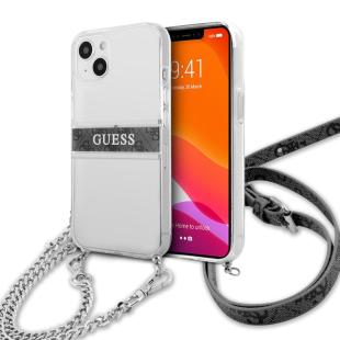 Guess Coque pour iphone 13 Mini - Crossbody - Transparent
