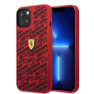 Ferrari Coque arrière rigide pour iPhone 14 - Scuderia All-Over - Rouge