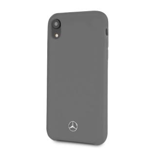 Mercedes-Benz Coque Gris pour iPhone XR - Silicone