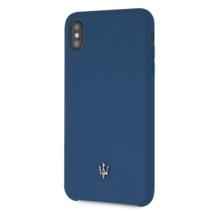 Maserati Coque arrière Apple iPhone XS Max - Silicone Navy - Case