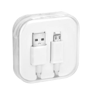 Câble USB - Micro USB blanc BOX