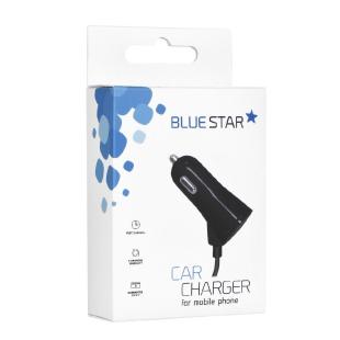 CHARGEUR VOITURE UNIVERSEL AVEC PORT USB ET câble Micro USB-C 2A Blue Star
