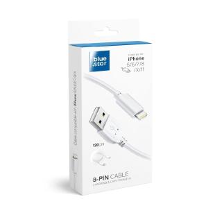 Câble USB Blue Star Lite compatible avec iPhone 5/6/7/8/X