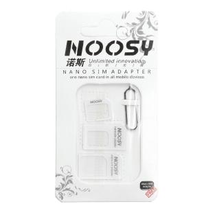 Kit d'adaptateurs Nano Sim/Micro,Micro Sim et Nano/Sim (NOOSY 3en1)