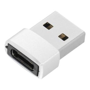 Adaptateur Type C pour USB A argent