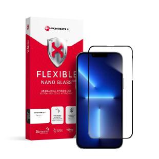 Verre hybride Forcell Flexible 5D Full Glue pour Apple iPhone 13 Pro Max/14 Plus Noir