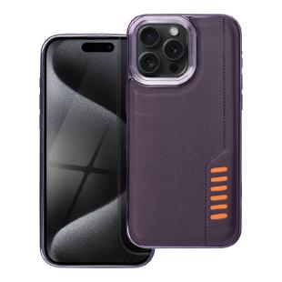 MILANO Coque pour iPhone 15 Pro Max violet foncé