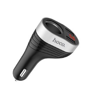 HOCO chargeur voiture 2 x USB 3,1A + adaptateur allume-cigare avec LCD Z29