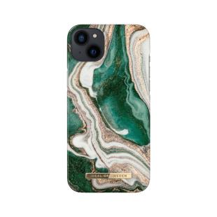 iDeal of Sweden Coque arrière pour iPhone 14 Plus - Fashion Case - Golden Jade Marble
